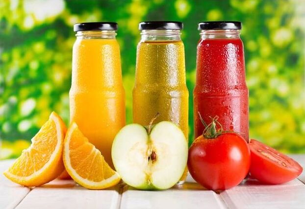 jugos de frutas y verduras para la prostatitis