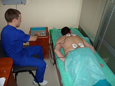 Electroforesis medicinal para la prostatitis.