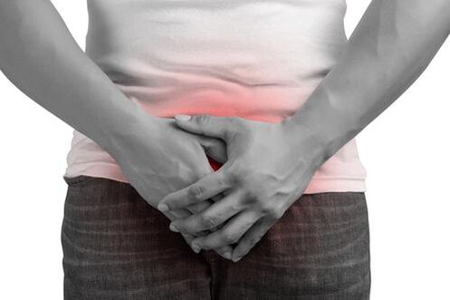 Dolor en el perineo con prostatitis.